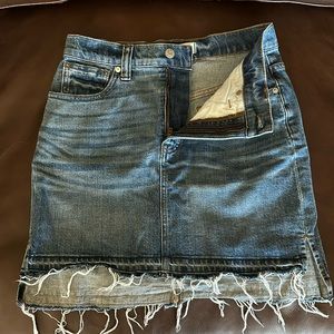 MADEWELL Denim Skirt Sz 25